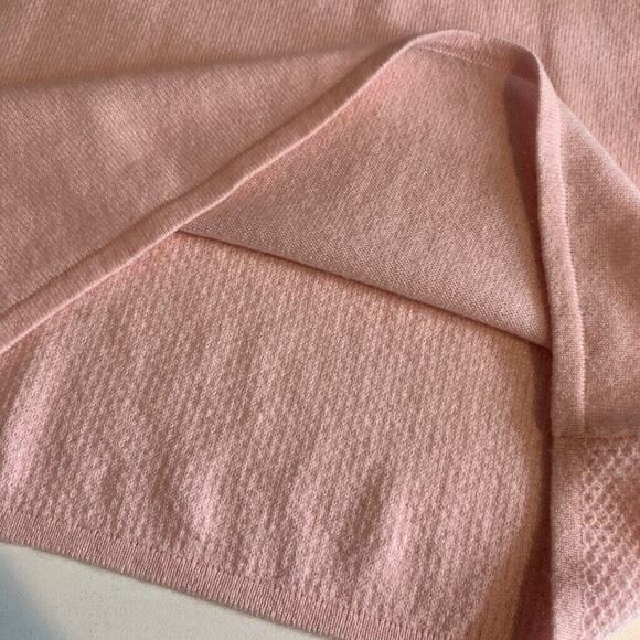 J McLaughlin Sweater Womens XS Extra Small Baby Pink Cashmere 3/4 Sleeve *READ - Picture 11 of 14